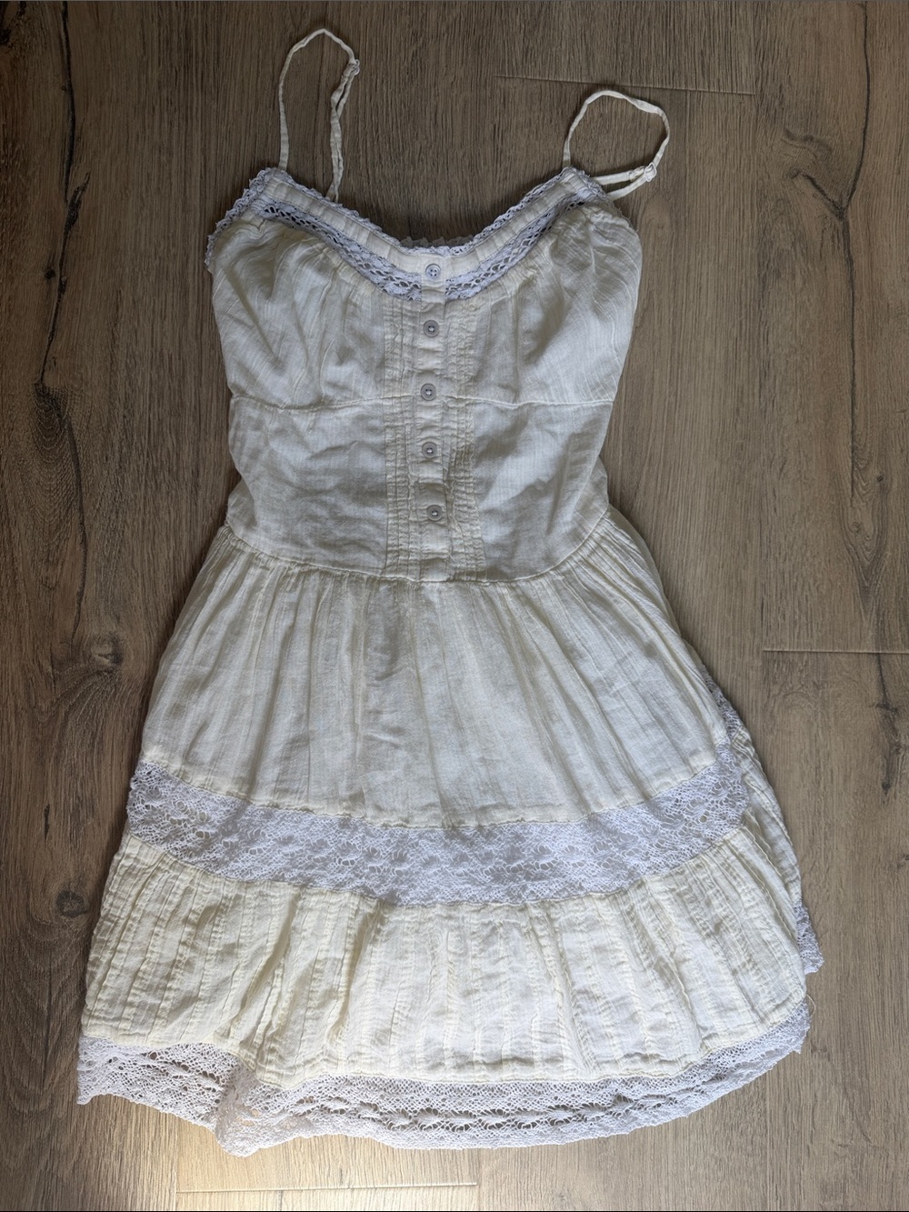 Aerie yellow lace sundress